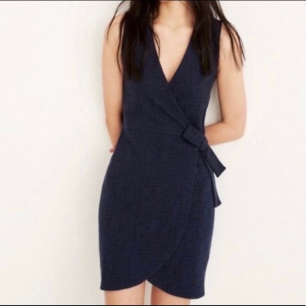 Madewell Texture & Thread Wrap Dress